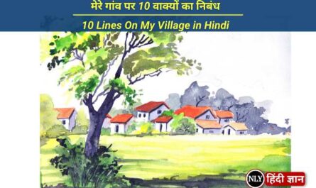 10 Lines On My Village in Hindi